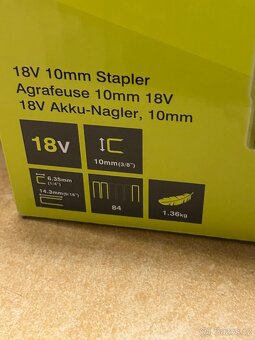 sponkovačka aku Ryobi R18ST50-0 - 6