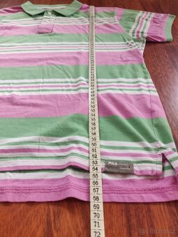 Fila Academy polo triko – pruhované, velikost L - 6