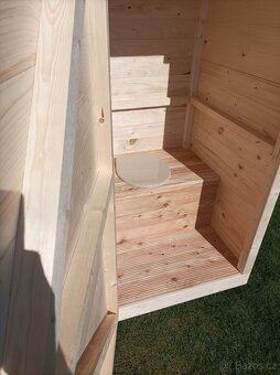 Venkovní WC, kadibudka nová - 6