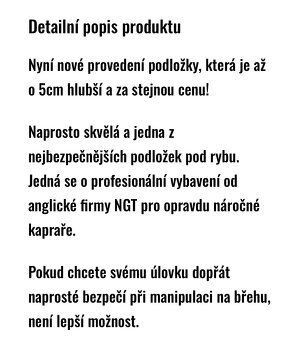 Ngt podložka carp cradle deluxe nová - 6