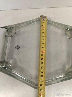 PUEBCO nový mincovník, tác na peníze, skleněný originál - 6