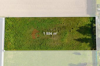 Stavební pozemek v obci Káraný, s výměrou 1884 m2 - 6