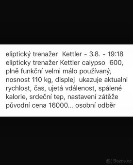 Eliptický trenažer Kettler - 6