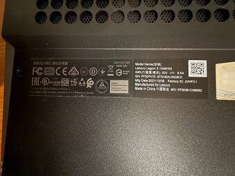 notebook Lenovo Legion 5 15IMH05 - 6