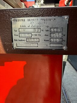 Lepicí a žehlicí stroj PROTOMET LW 92 svařovací stroj - 6