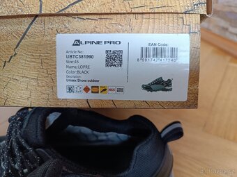 Outdoorové boty Alpine pro vel 45 - 6
