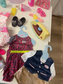 Set Baby Born panenka+ kůň + doplňky vše jako nové - 6