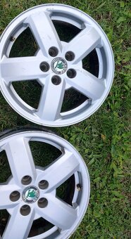 Alu kola 5x100 R15 Škoda - 6