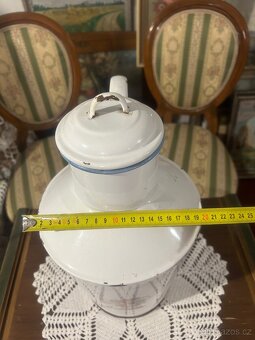 Starší smaltovaná konvice Bonyhád 38cm - 6