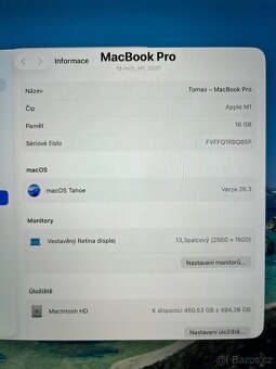 Macbook Pro, M1 + nabíječka - 6