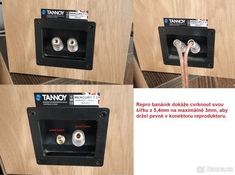 Repro banánky Nakamichi pozlacené nové - 6