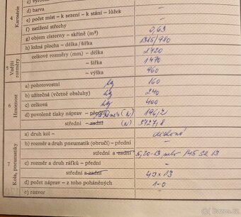Přívěsný vozík za auto – velmi dobrý stav, nová STK - 6