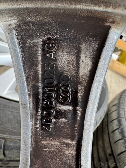 Sada alu kol originál Audi 5x112 R17 225/55 - 6