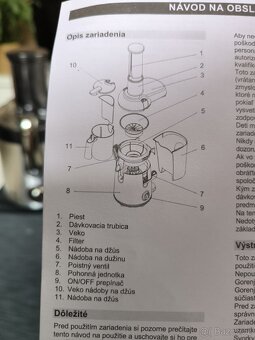 Odšťavňovač GORENJE JC800 (TÉMĚŘ NOVÝ) - 6