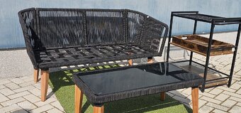 Zahradní set VISTA černý - 6