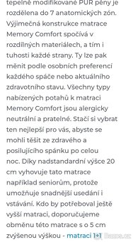 SPĚCHÁ Ortopedická matrace Memory Comfort - 6