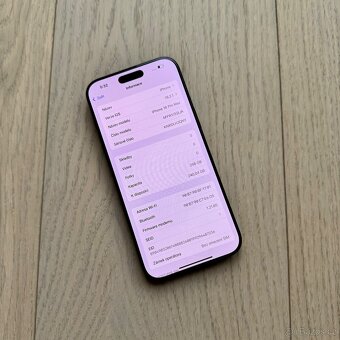 ZÁNOVNÍ APPLE IPHONE 16 PRO MAX 256GB-ČERNÝ,100% BATERIE - 6