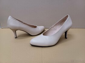 Béžové lodičky vel.40 - 6