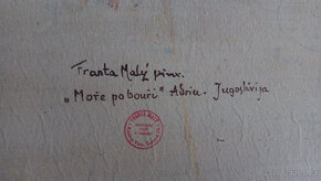 Obraz - Franta Malý - Moře po bouři - 6
