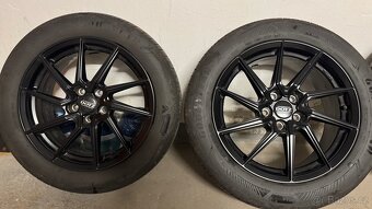 215/55R17 - Dotz Spa Black 7,5x17- 5x108, ET48, top stav - 6