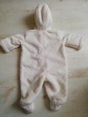 Huňatá kombinézka pro malého medvídka. 3-6m. - 6