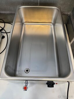 Nahřívací vana 2x použita, Bain Marie - 600 W - GN 1/1 - 6