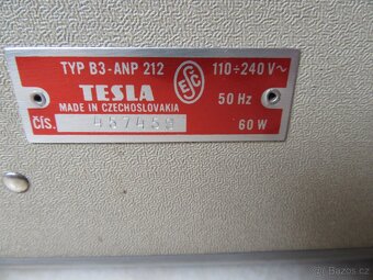 Nabízím starožitný magnetofon Tesla B3. Nefunkční. Nědělá ni - 6