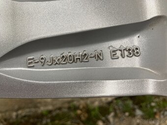 Alu kola 255/50R 20 Bridgestone, 5x112, Audi, Vw, Škoda - 6