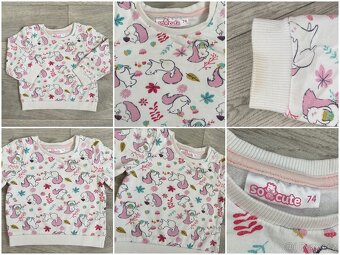 Balíček oblečení holka, dívka, velikost 6-9 m. / 74 - 6