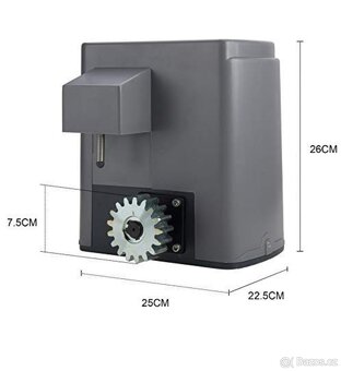 Motor pro posuvnou bránu 280w 850 kg - 6