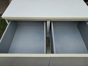 Ikea komoda Malm bílá 6 zásuvek - 6