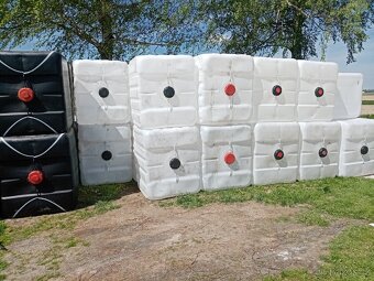 IBC nádrže na 1000 litrů bez klece doprodej - 6