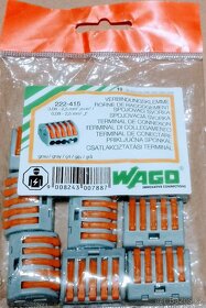 Wago svorky, 14 druhů, 2,2kč/ks 4,4kč/ks,... - 6