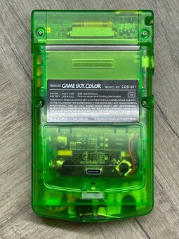Game Boy Color | OLED | USB-C | Clear Green & Mango Yellow - 6