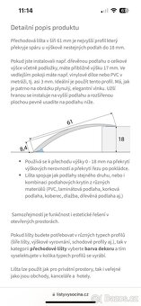 samolepici lista prechodovy profil hlinikova dub - 6
