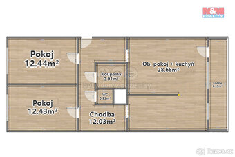 Prodej bytu 3+1, 76 m², Praha, Stodůlky - 6