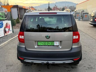 ►► ŠKODA YETI 2,0 TDI 4x4 -103 kW, PARK. SENZORY, NAVI ◄◄ - 6
