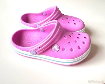 Dívčí nazouváky Crocs, vel. C10 /27-28/ - 6