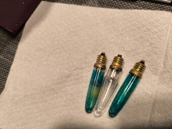 Staré vánoční svíčky Zlatokov, světýlka, osvětlení,rok 1957 - 6