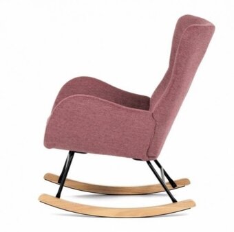 Houpací křeslo AK-376 PINK2 v krásné růžové - 6