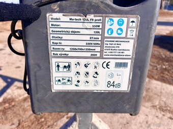 Míchačka Ma-tech 120L FB profi (r.v. 2020) - 6