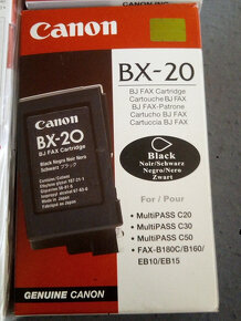 inkoustová cartridge Canon BX-20, černá, originál - 6 kusů - 6