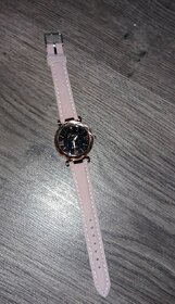 Dámské náramkové hodinky růžové třpytivé nové Quartz - 6