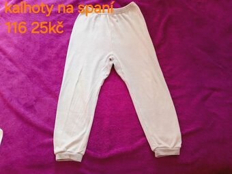 letní a klasická pyžama, pyžamové kalhoty kluk mix velikostí - 6