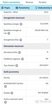 Vinotéka Baumatic BW18BL černá/sklo - 6