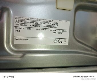 Pračka se sušičkou Siemens iQ500 - 6