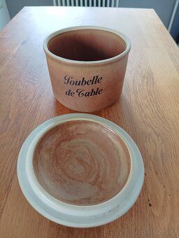 KAMENINOVÝ STOLNÍ HRNEC NA ZBYTKY Z JÍDLA RHODA CERAM - 6