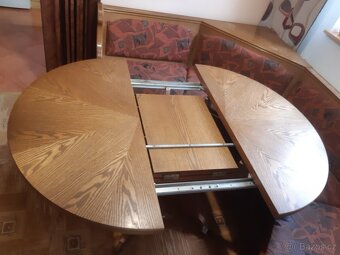 Rustikální jídelní rohová lavice - 6