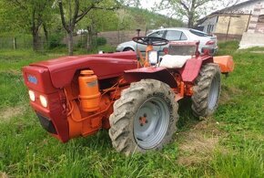 Kloubový traktor Pasquali 4x4 s frézou a vertikutátorem - 6