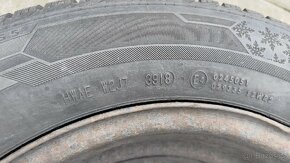 6Jx15 ET38, 195/65 R15, 5x100, zimní pneu Barum Polaris 5 - 6